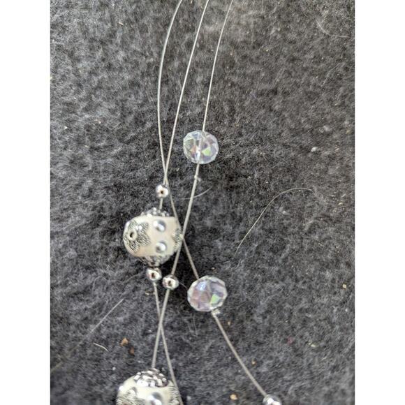 Vintage Crystal Necklace With Bracelet See Photos No Markings . - Picture 5 of 7